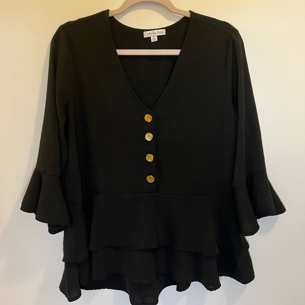 Black blouse (M)